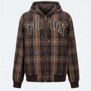 Louis Vuitton Men's Brown Plaid Jacket